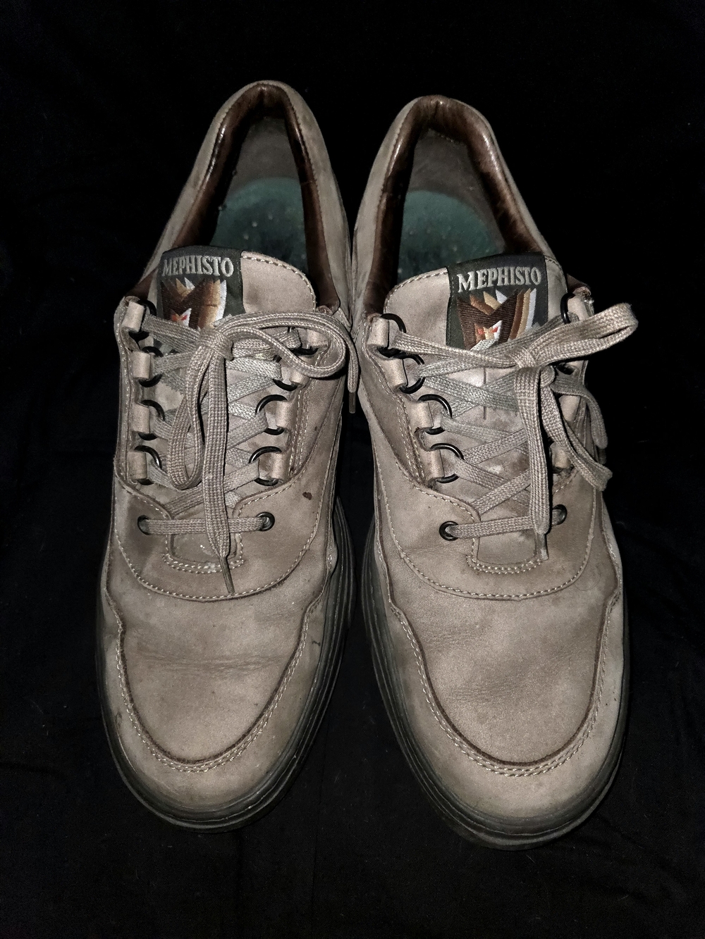 Mephisto Men's Taupe Suede Casual Shoes